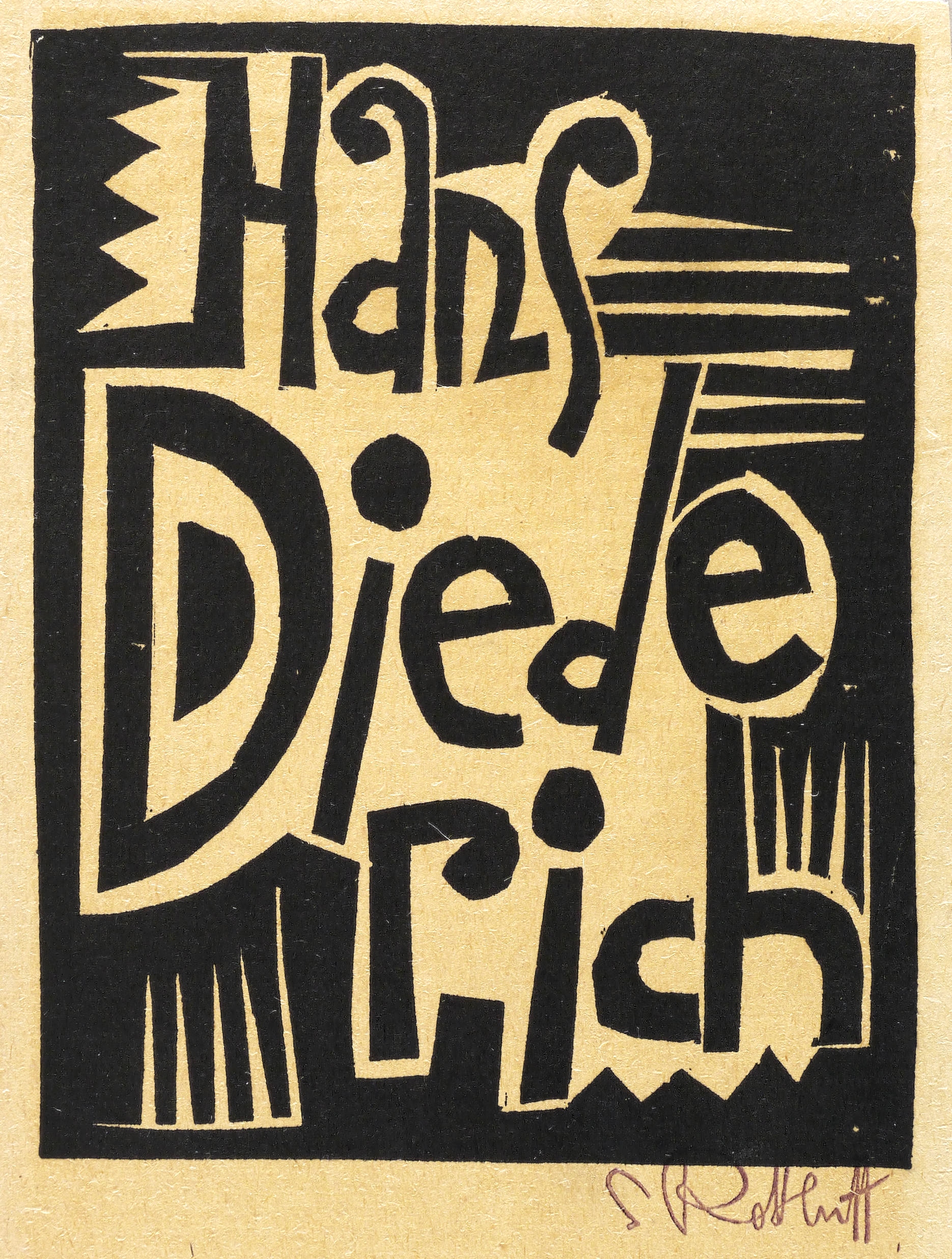 Exlibris Hans Diederich Exlibris Hans Diederich