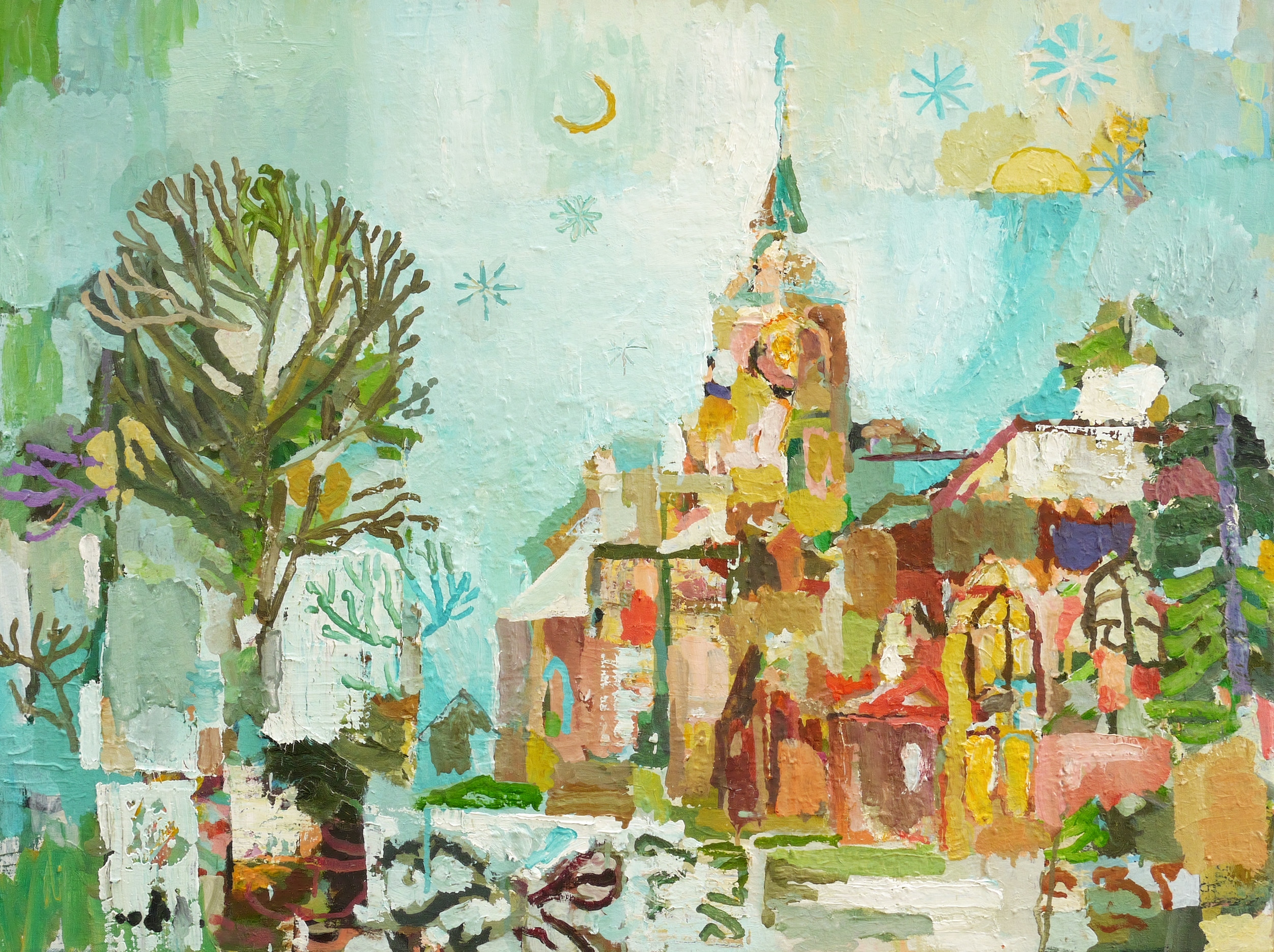 Kirche im Winter