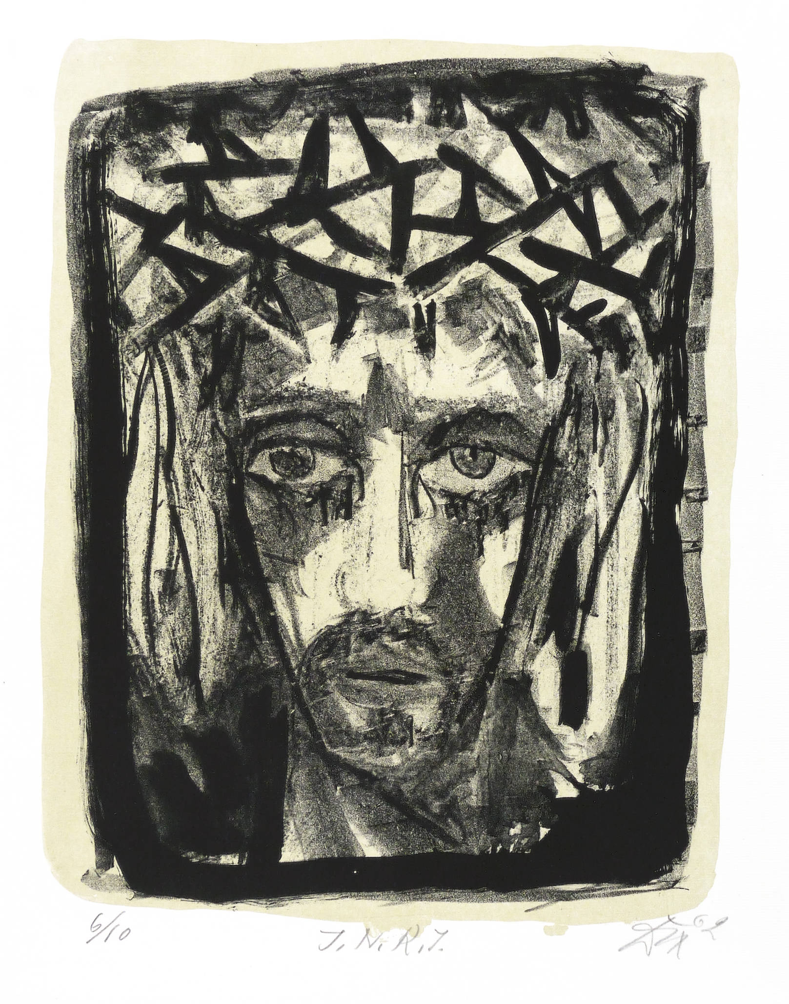 I.N.R.I. (Christuskopf von vorn) I.N.R.I. (Christuskopf von vorn)