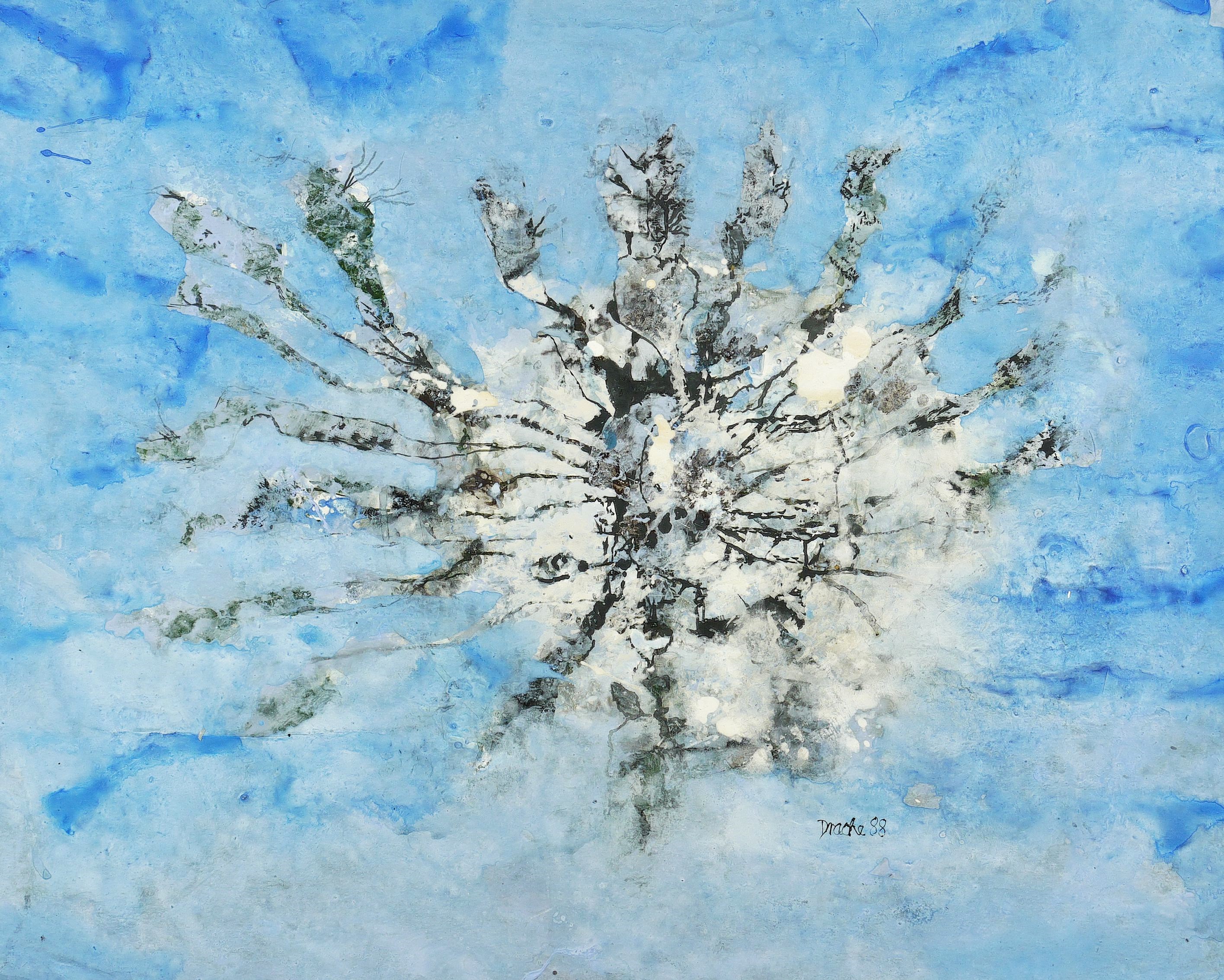 Gebilde auf Blau Gebilde auf Blau