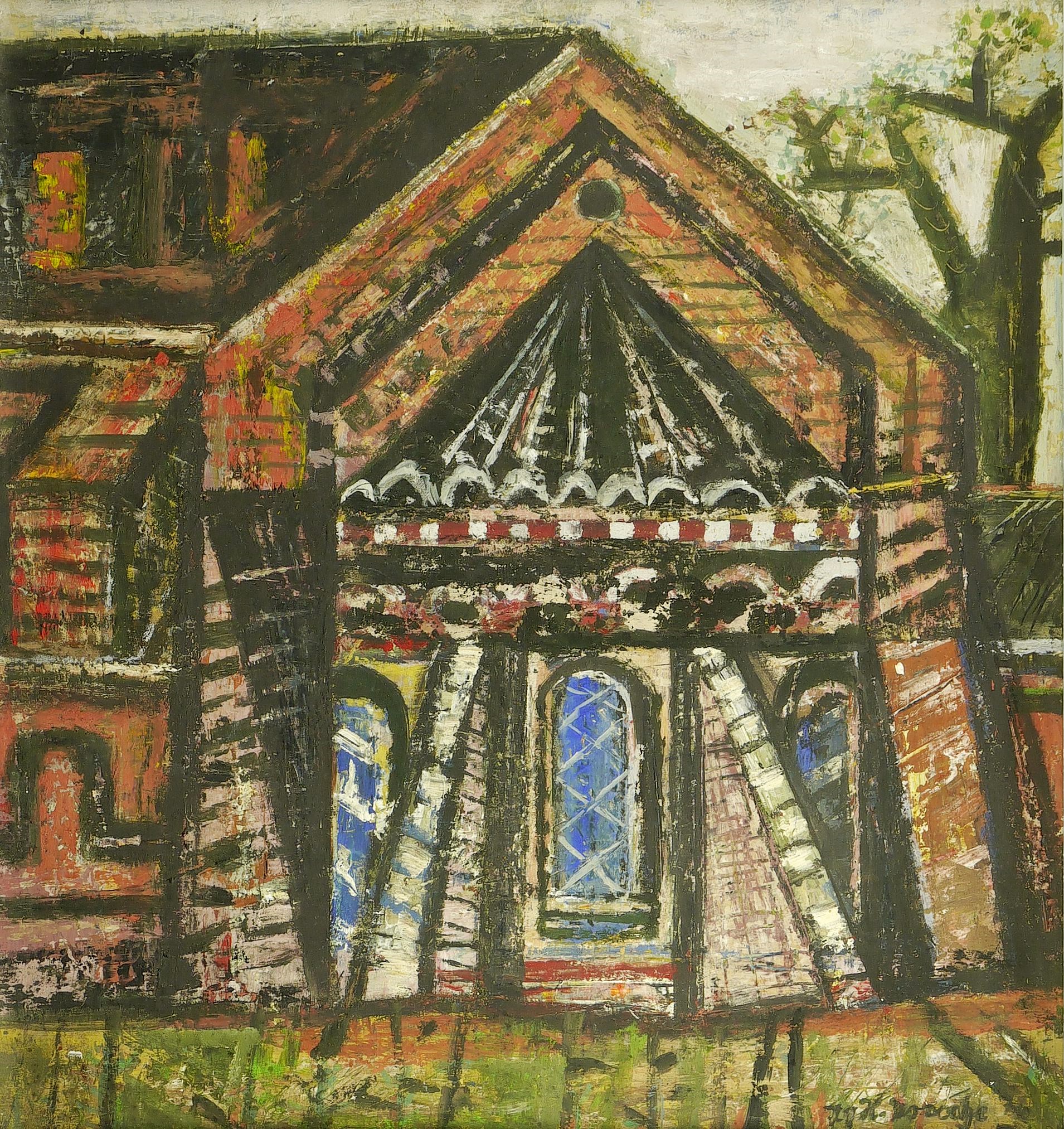 Kirche mit blauem Fenster (Altenkirchen) Kirche mit blauem Fenster (Altenkirchen)
