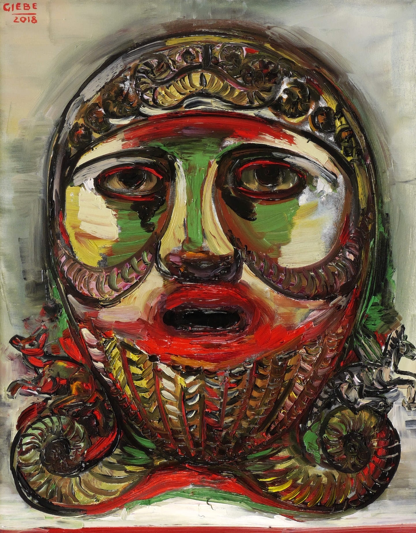 Keltische Maske