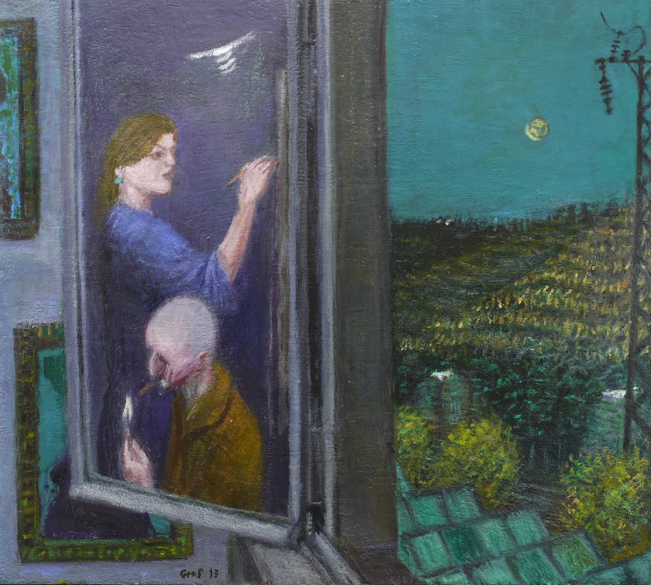 Abends im Atelier