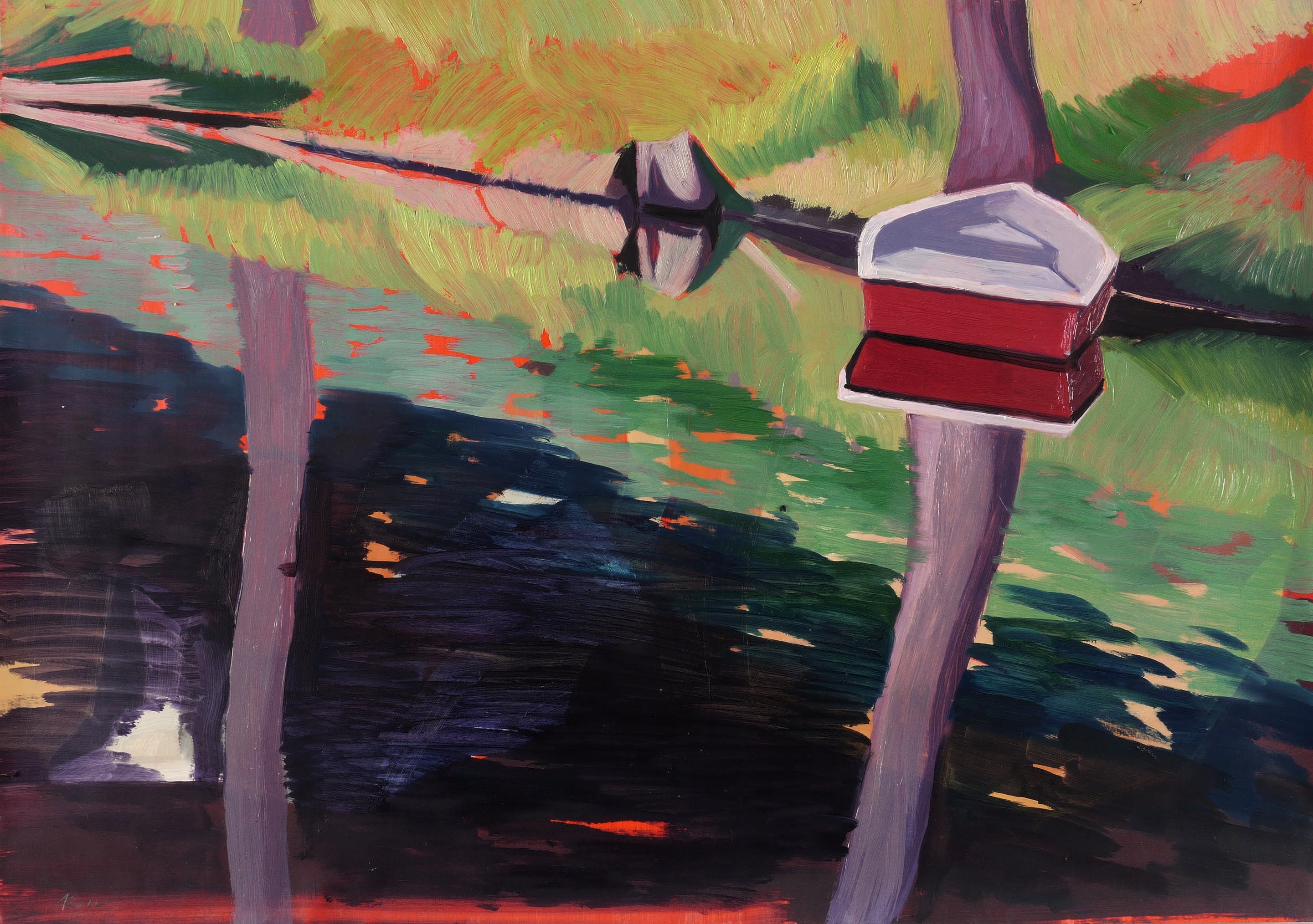 Rotes Boot II
