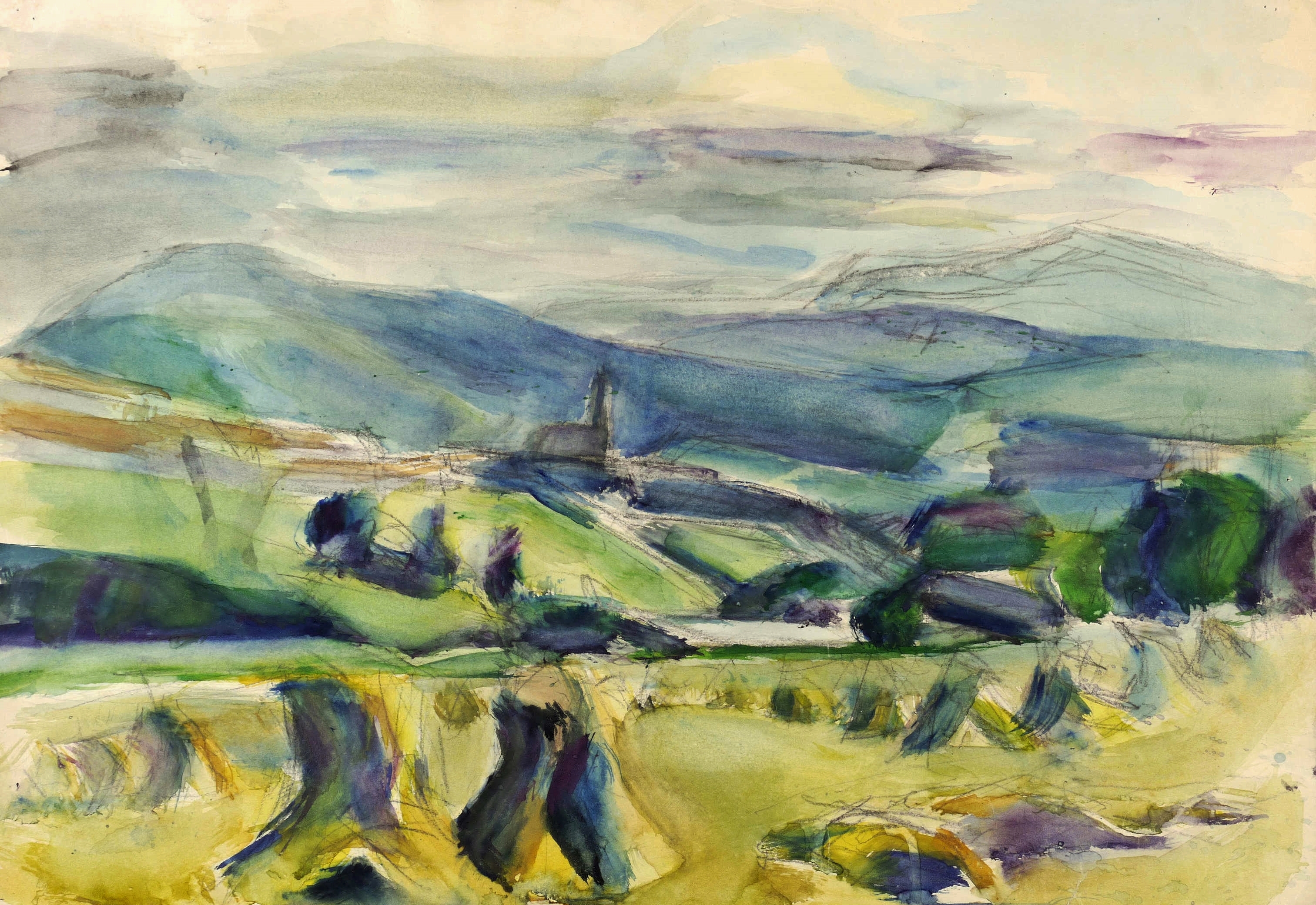 Vogtländische Landschaft (Spätsommer) Vogtländische Landschaft (Spätsommer)
