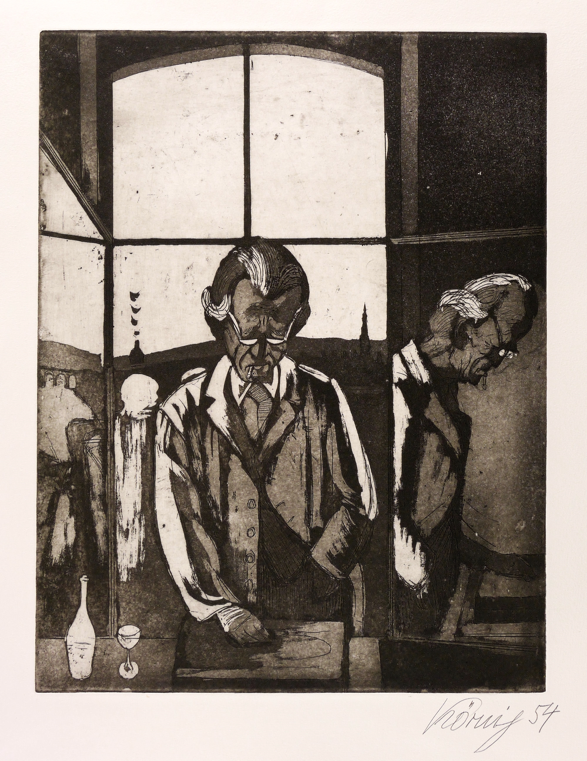 Otto Dix arbeitet in Dresden Otto Dix arbeitet in Dresden