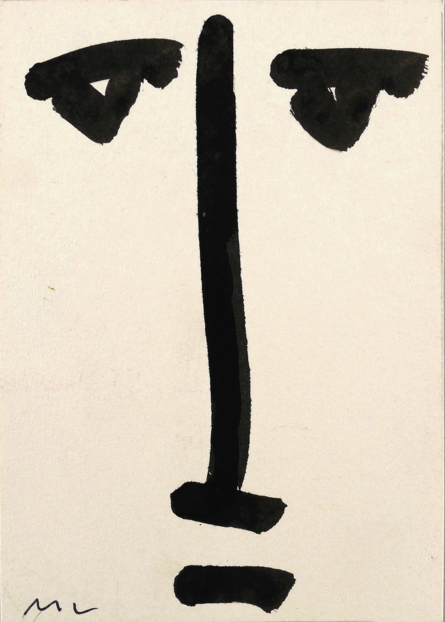 Gesicht (Schwarz auf Weiß) Gesicht (Schwarz auf Weiß)