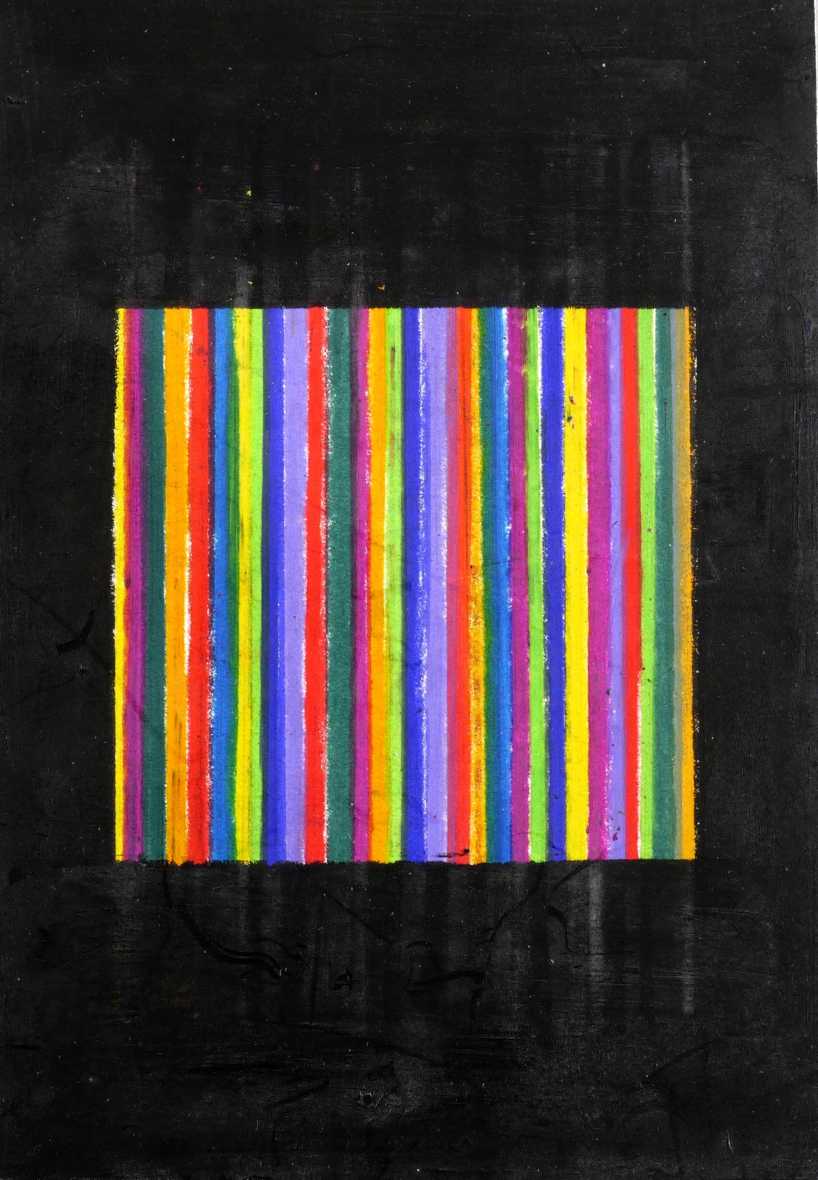 Ohne Titel (Farbstreifen im Quadrat) Ohne Titel (Farbstreifen im Quadrat)