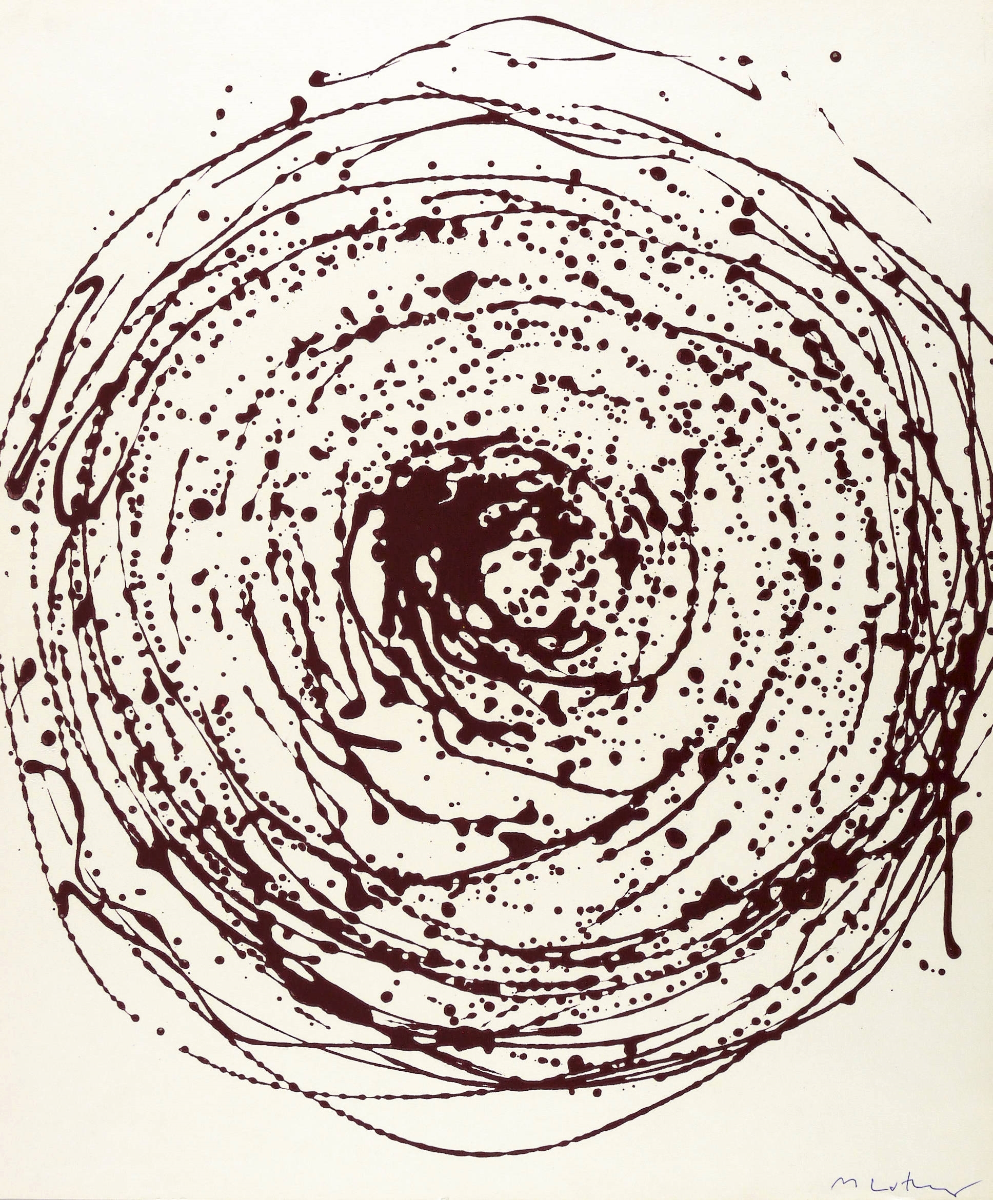 Vom Uranfang an (Rote Spirale auf Weiß) Vom Uranfang an (Rote Spirale auf Weiß)