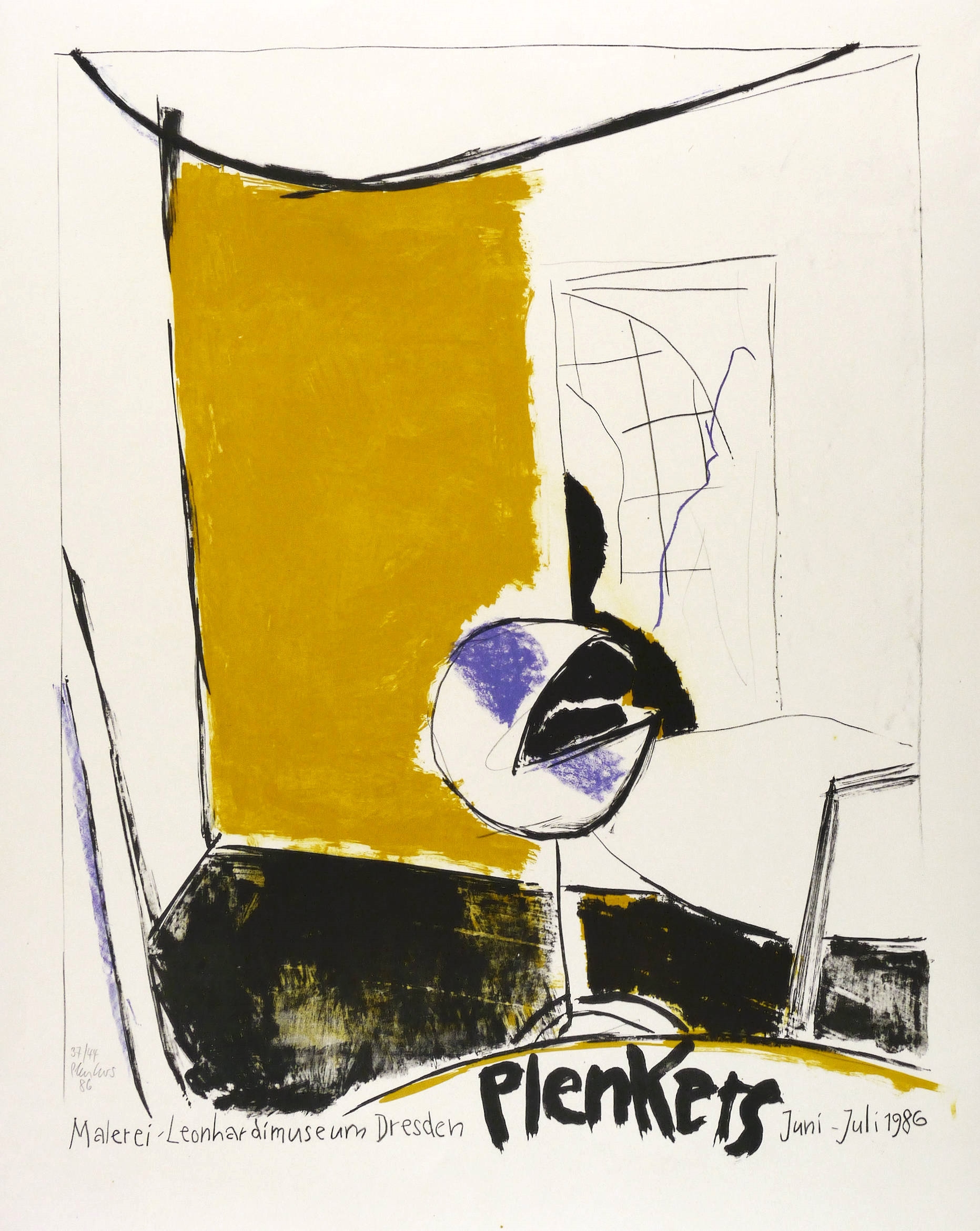Ohne Titel (Interieur mit Kugelaschenbecher)