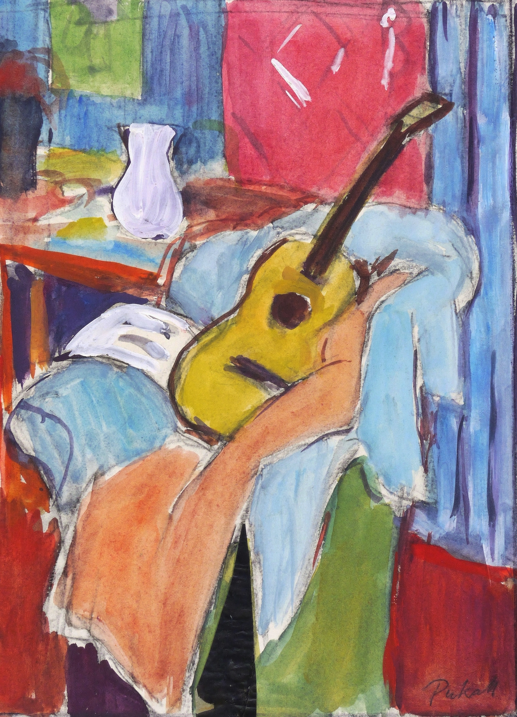 Gitarrenstillleben Gitarrenstillleben