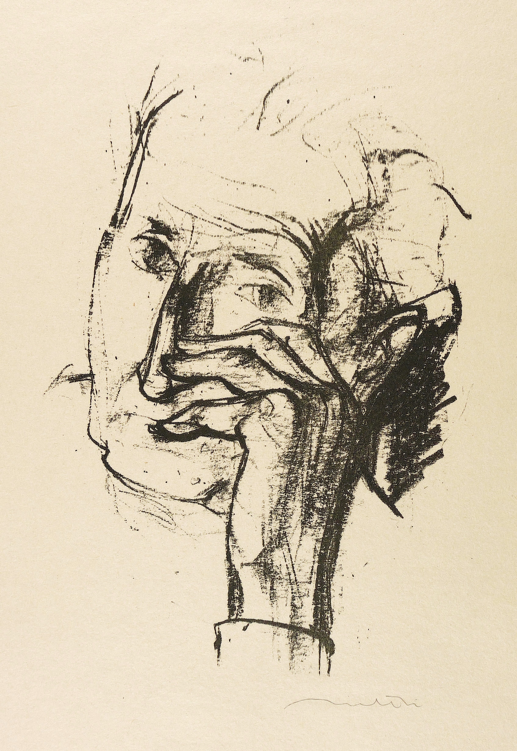 Kopf der Mutter des Künstlers, mit linker Hand (Mutterbildnis IV) Kopf der Mutter des Künstlers, mit linker Hand (Mutterbildnis IV)