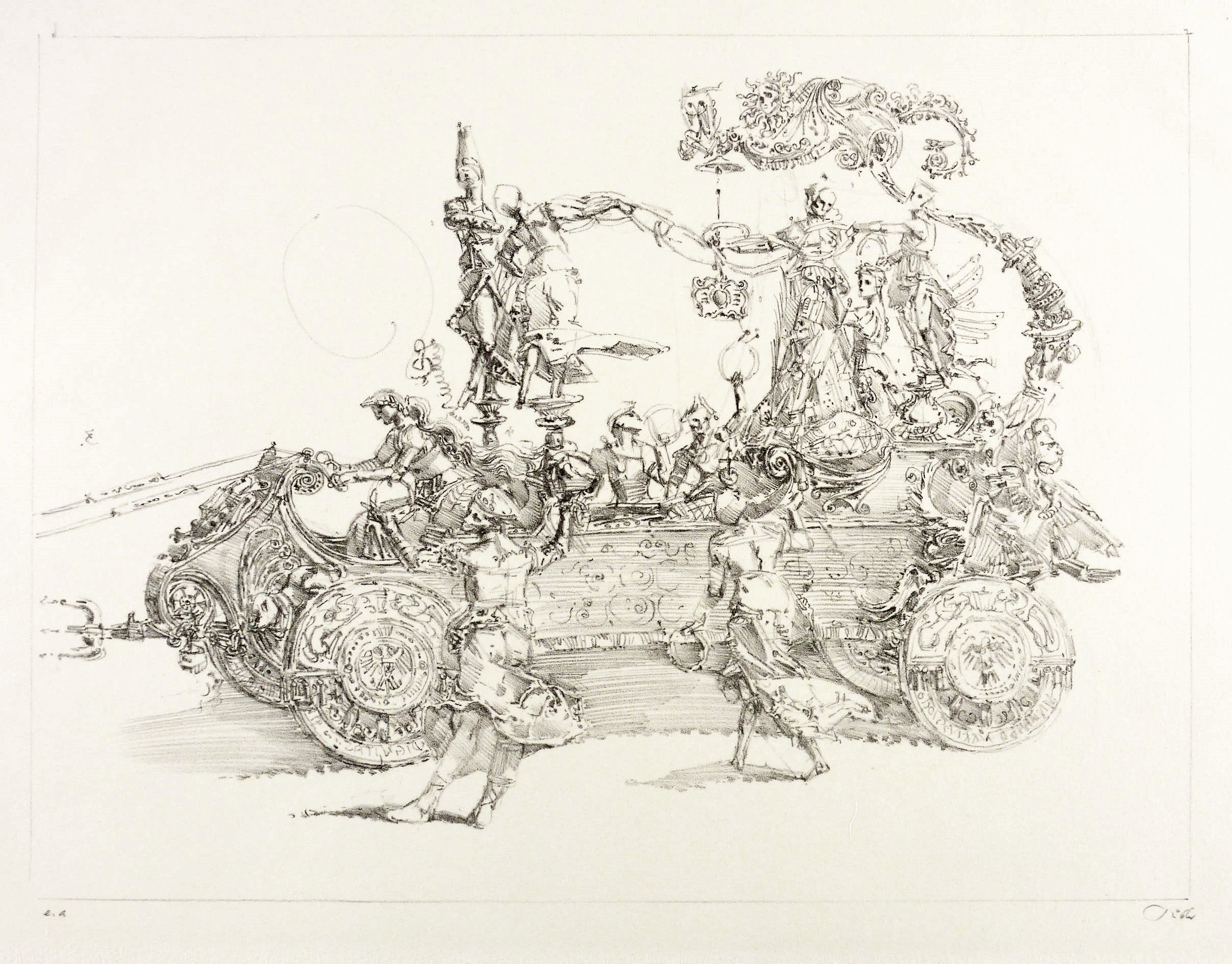 Triumphwagen des Kaisers Maximilian (nach Dürer) Triumphwagen des Kaisers Maximilian (nach Dürer)